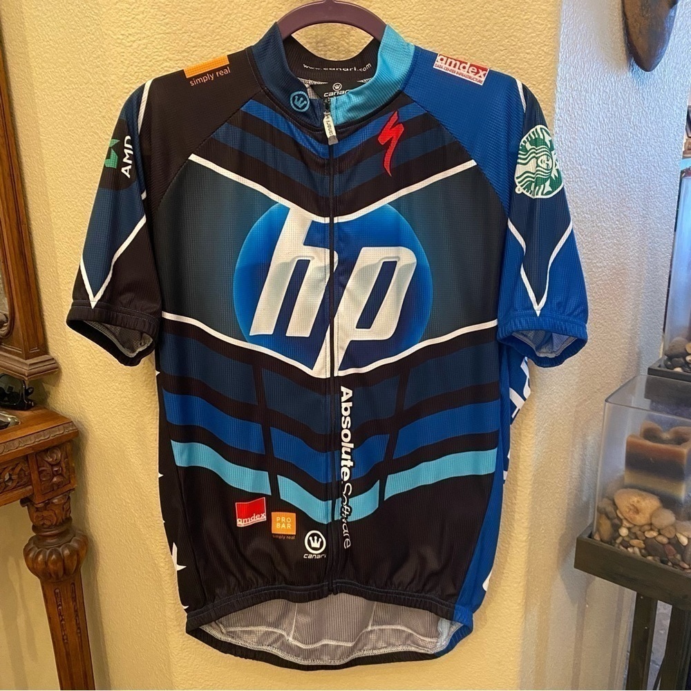 CANARI Men HP Graphic Cycling Jersey Size Large-Made in USA